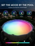 Poolside Solar Light For above ground Metal Frame Pool - Image 7
